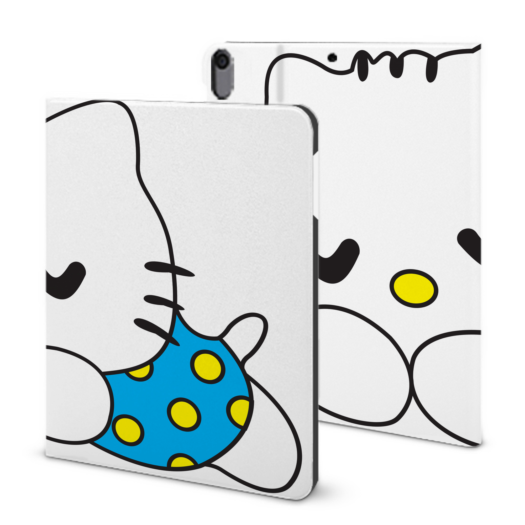 （画像用） Hello Kitty ハローキティ IPad ケース ブック型 PUレザー TPU 耐衝撃 軽量 薄型 ペン収納なし 全面保護 IPad 各モデル対応